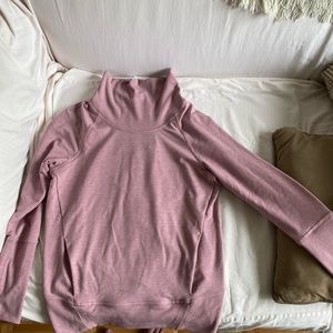 Lulu Lemon cowl neck form fitting sweatshirt. Size 8. Completely unworn.